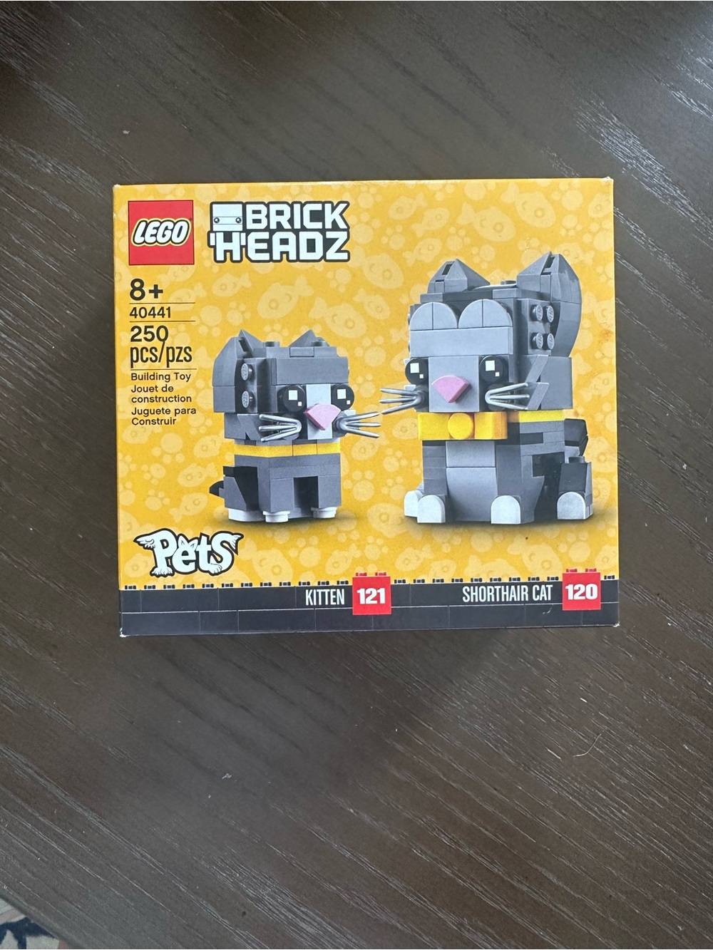 LEGO BrickHeadz Pets Kitten & Shorthair Cat 40441